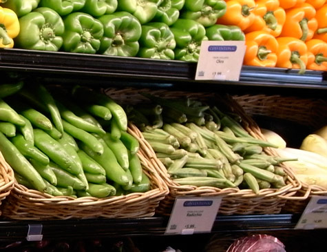 Vegetables for sale at Whole Foods Market